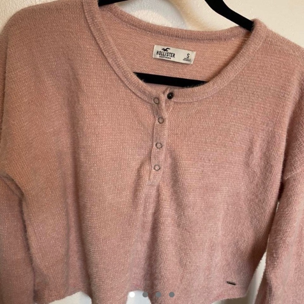 PINK HOLLISTER LONG SLEEVE
